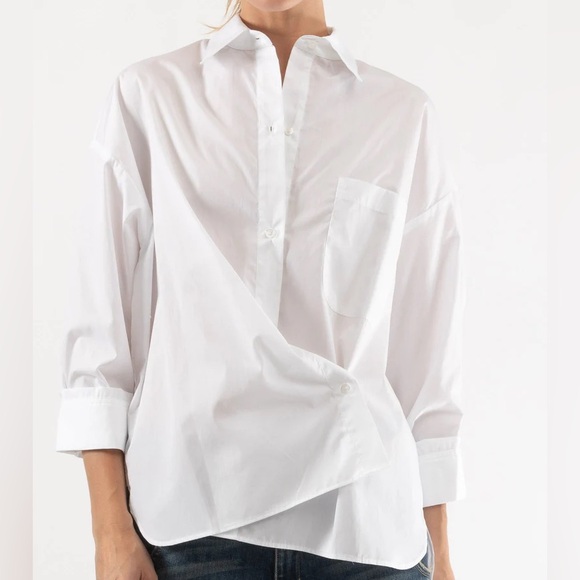 TWP Striped Goodbye Earl Button Down Shirt - Picture 5 of 5